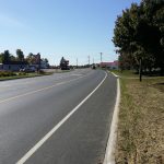photo of west broadway/route 2 road widening project