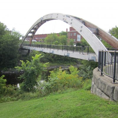 photo of houlton pedestrian bridge in houlton maine