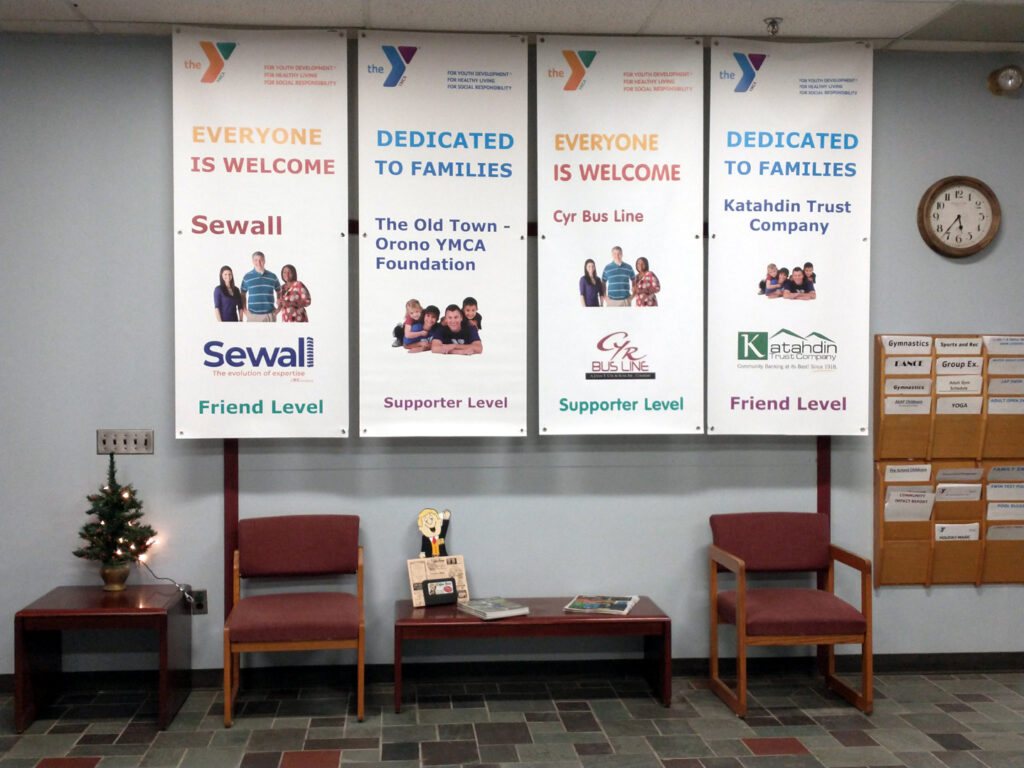 Old Town Orono YMCA Sewall Banner