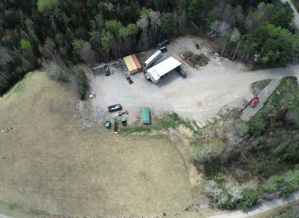 Drone image of the Enfield Transfer Station