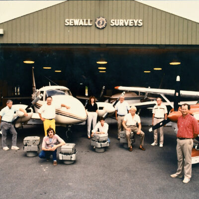 Sewall aerial crew 1980s